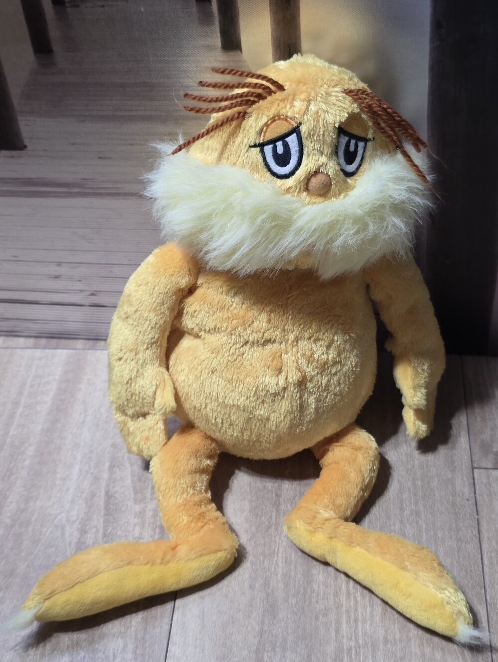 Plush Kohls Cares Kids Dr Seuss The Lorax 15" Plush Stuffed Animal Toy Yellow